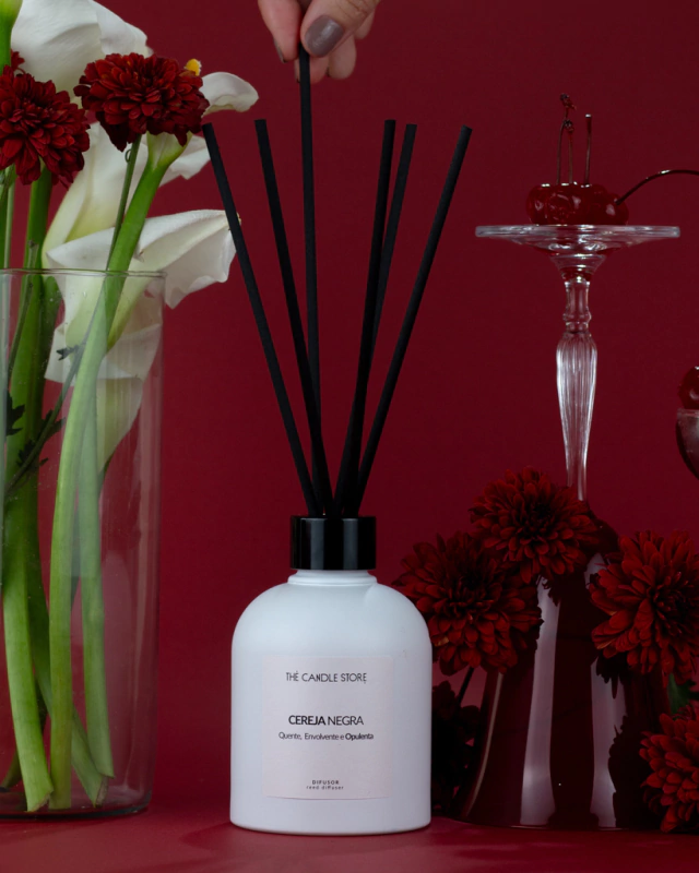 Difusor de Varetas Cereja Negra 200ml — foto da loja oficial